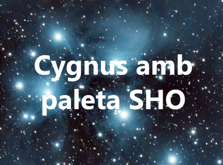 Capturant la zona de l'estrela Sadr en la regió central de Cygnus amb paleta SHO