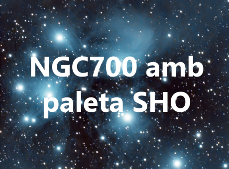 Processant la nebulosa NGC7000 en paleta SHO 